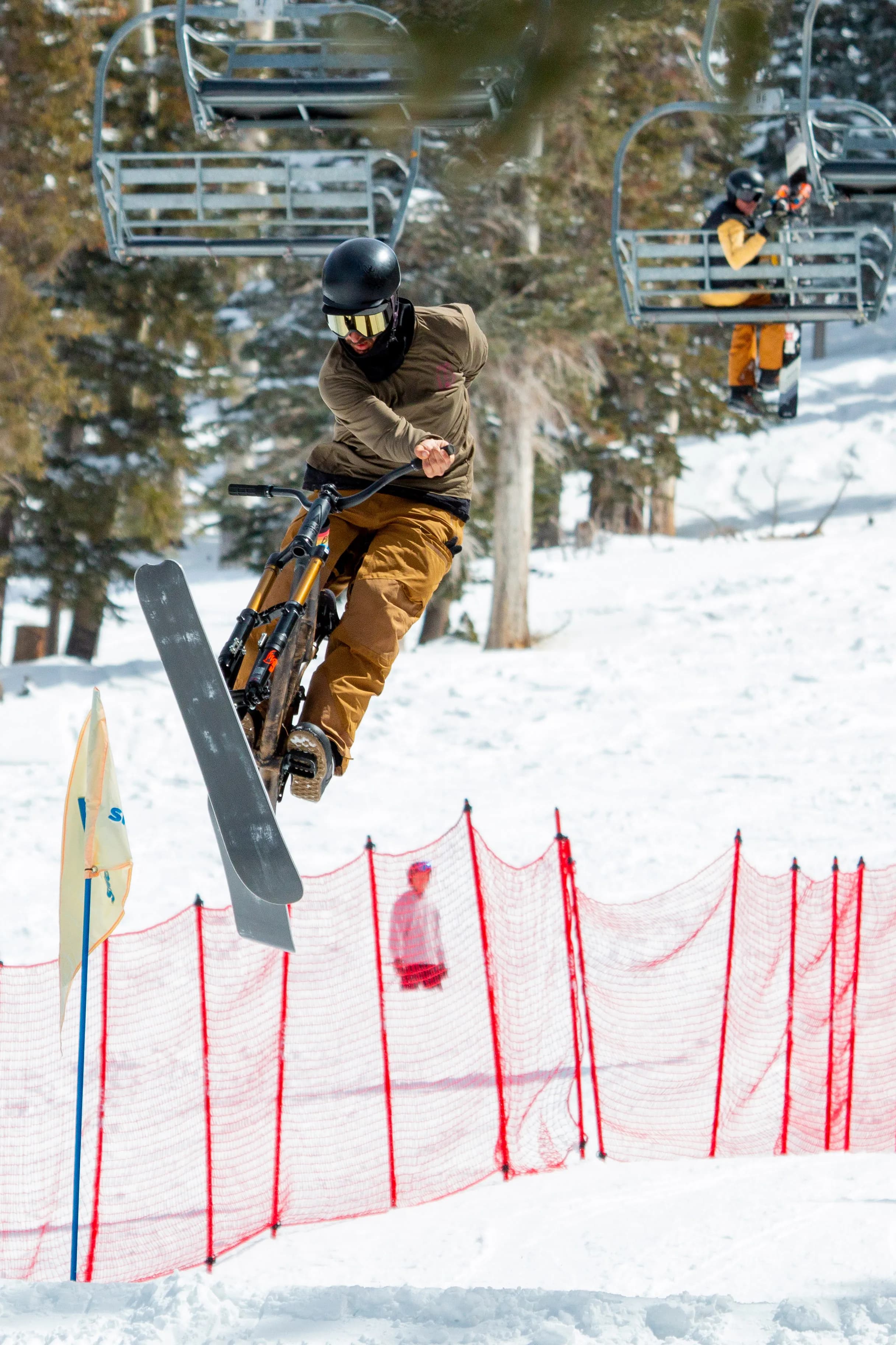 ASA Racing at Arizona Snowbowl 2025 - Rider navigation.